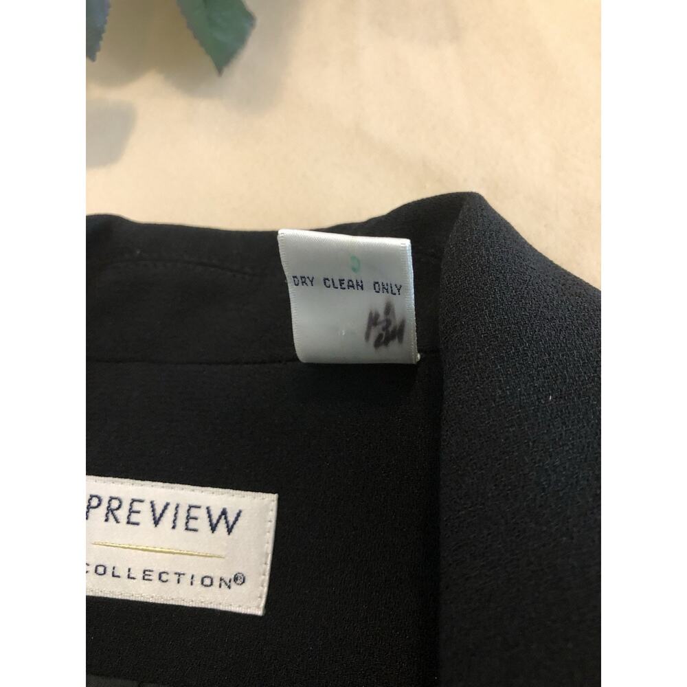 Preview Collection Women Jacket 8 Black 3 Buttons Whimsigoth Preppy Office Siren - Picture 7 of 11